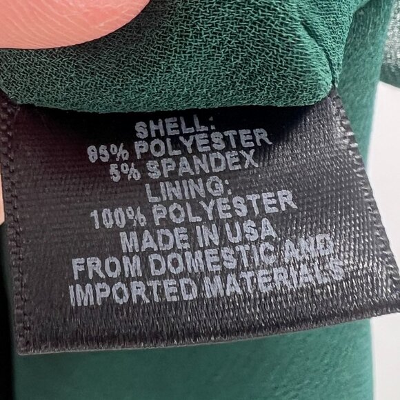 Charles Henry Deep Green Off Shoulder Cocktail Dress Women's XS - Picture 4 of 4